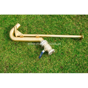 Nalewak do zbiornika wodnego z zaworem kulowym, nasada 52